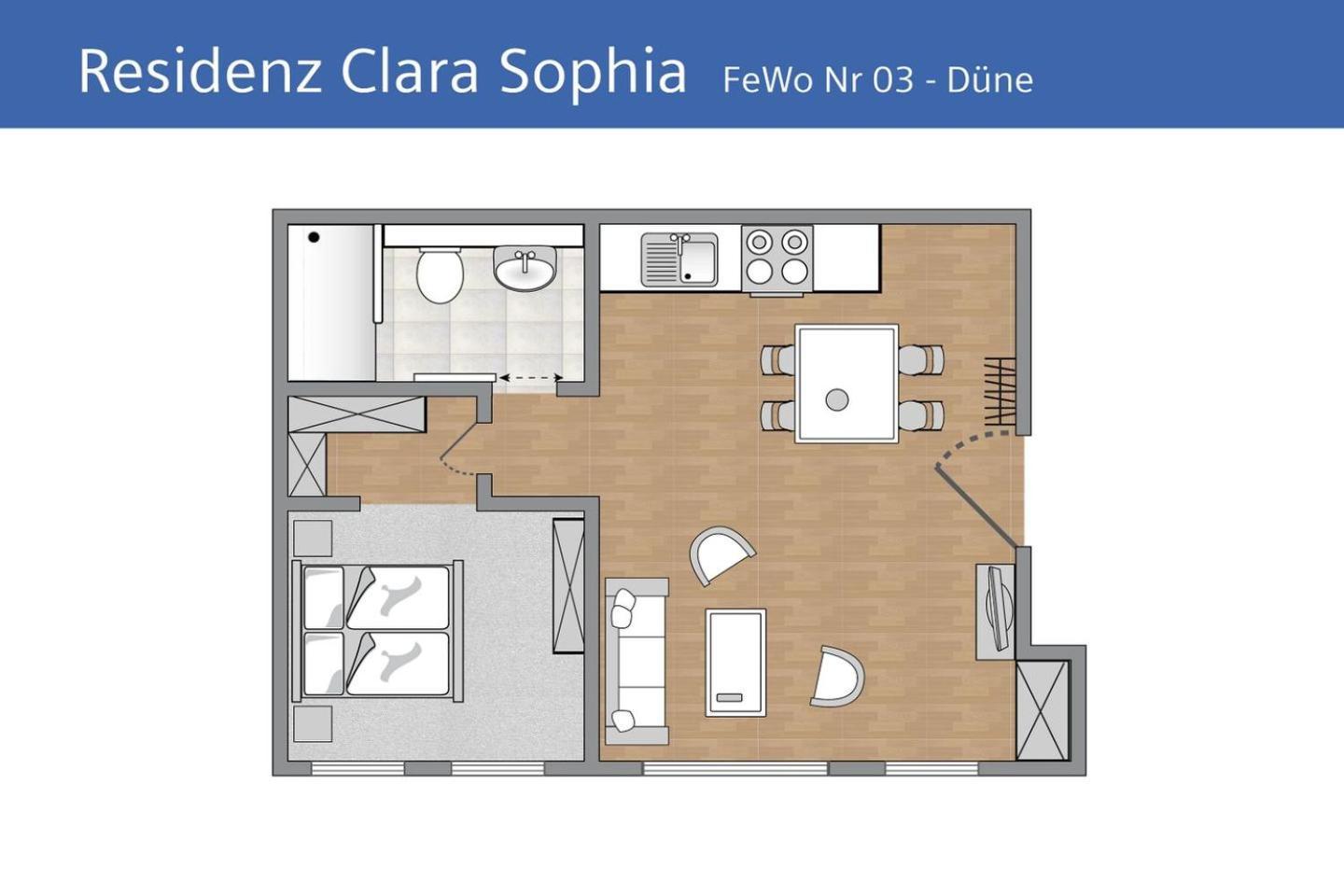 Ferienwohnung Duene In Der Residenz Clara Sophia Binz Eksteriør billede